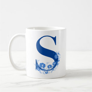 Mok met Floral van Monogram S