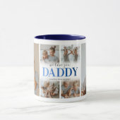 Mok met foto collage 'We Love You Daddy' (Midden)