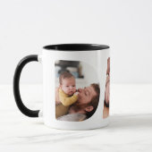 Mok met foto van papa (Links)