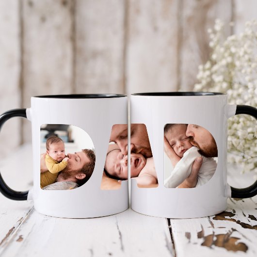 Mok met foto van papa