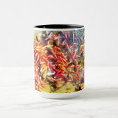 Mok met foto van vis (Midden)