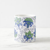 Mok met geblokte print bloemen (Center)