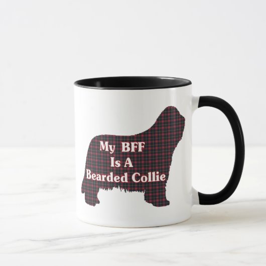 Mok met gedekte collie BFF (Rechts)