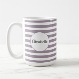 Mok met gestreept naam