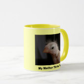 Mok met gezegde (Voorkant rechts)