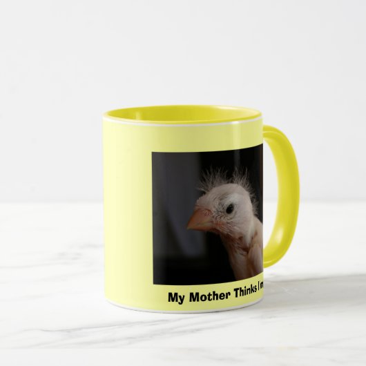 Mok met gezegde (Voorkant rechts)