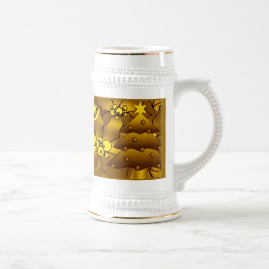Mok met gouden kerst (Rechts)
