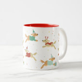 Mok met gouden kerst (Voorkant rechts)