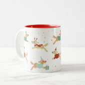 Mok met gouden kerst (Voorkant links)