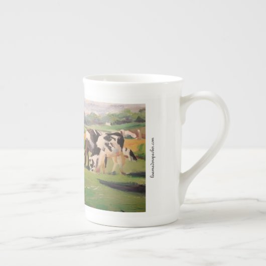 Mok met graaskoeien (Rechts)