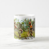 Mok met grappige kanonnen motorfietsers (Center)