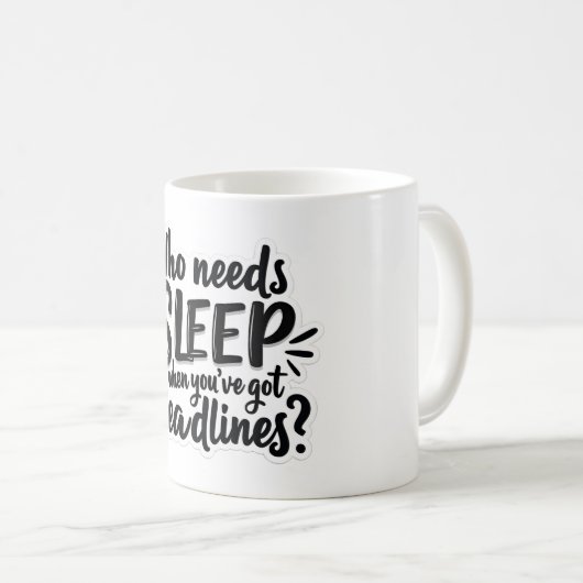 Mok met grappige quotes (Voorkant rechts)