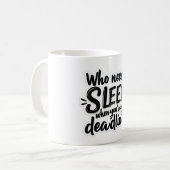 Mok met grappige quotes (Voorkant links)