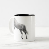 Mok met grijze paarden (Voorkant links)