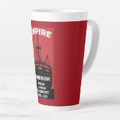 Mok met grote koffiegeneratie (Rechterhoek)