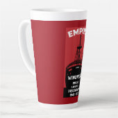 Mok met grote koffiegeneratie (Linkerhoek)