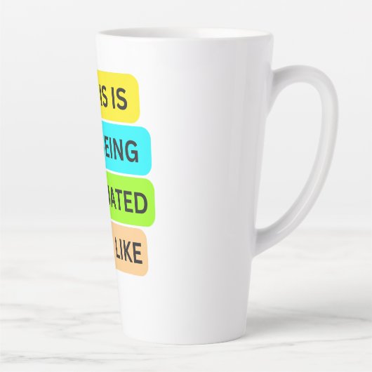 Mok met grote latte SO_THIS_IS_HOW_BEING_GRADUATED (Rechts)