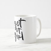 Mok met handschrift voor het meisje (Voorkant rechts)