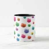 mok met het betoverende patroon van het roos (Midden)