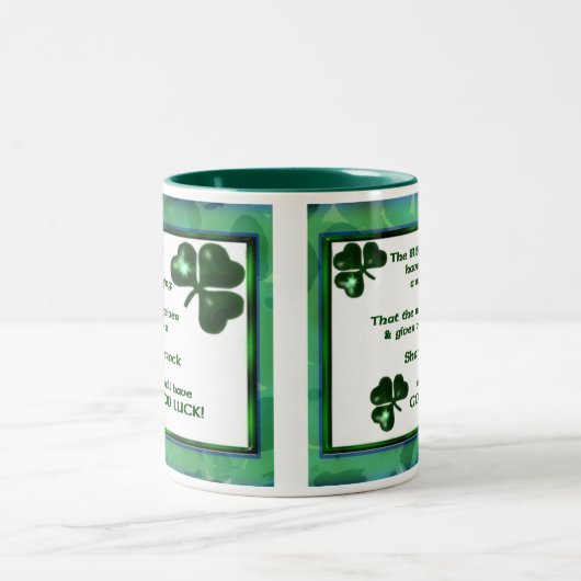 Mok met het Iers Gezegde (Center)