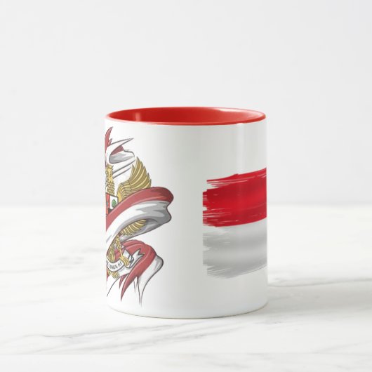 Mok met het Indonesische onafhankelijkheidsthema (Midden)