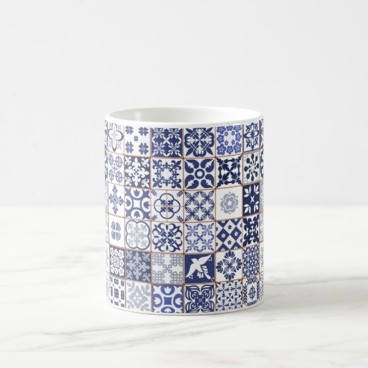 Mok met het Portugese Tiles Pattern - Azulejos (Center)