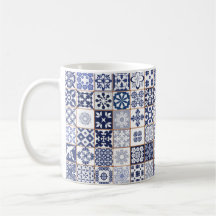 Mok met het Portugese Tiles Pattern - Azulejos