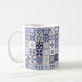 Mok met het Portugese Tiles Pattern - Azulejos