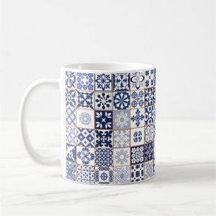 Mok met het Portugese Tiles Pattern - Azulejos
