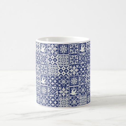 Mok met het Portugese Tiles Pattern - Azulejos (Center)