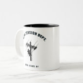 Mok met hoge spanning (Voorkant links)