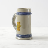 mok met hond en kat (Voorkant links)