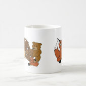 Mok met houtsbadge Fox (Center)