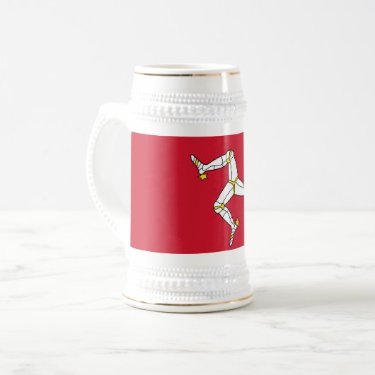 Mok met Isle of Man Vlag (Voorkant links)