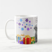 Mok met kerst op Beer van poolkubben (Links)