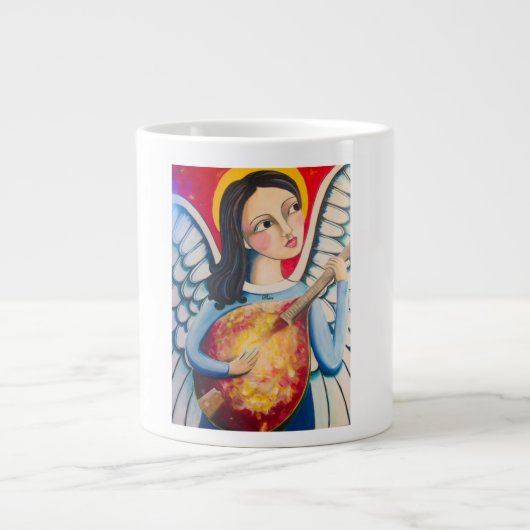 Mok met kerstAngel Coffee (Voorkant)