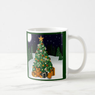 Mok met kerstbomen voor Beren