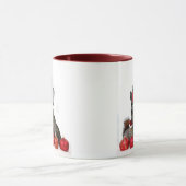 Mok met kerstbulledog (Midden)