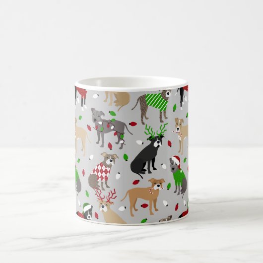Mok met kerstcadeau voor honden (Center)
