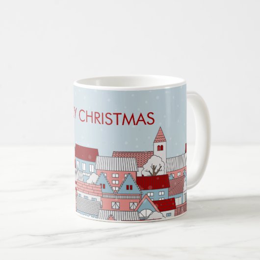 Mok met kerstcadeaukoffie (Voorkant rechts)