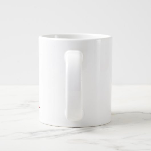 Mok met kerstcadeaus - Jumbo-Mok (Achterkant)