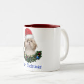 Mok met kerstcadeaus voor honden (Voorkant rechts)