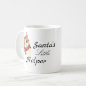Mok met kerstkattenontwerp (Voorkant links)