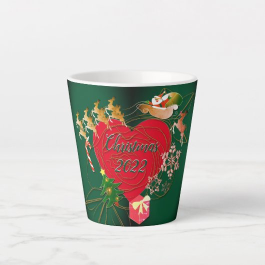 Mok met kerstkerstkerstkerstkerstkerstkerstkerstke (Voorkant)