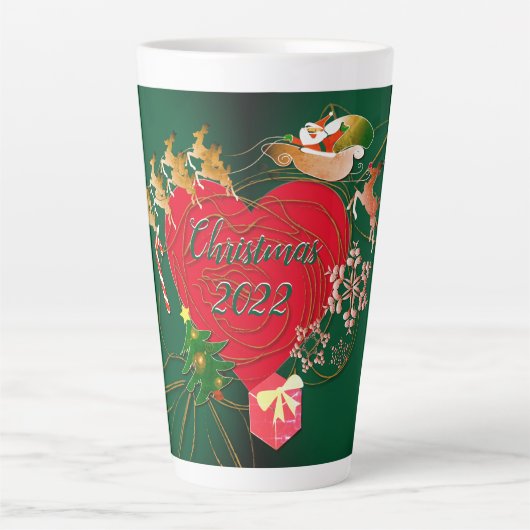 Mok met kerstkerstkerstkerstkerstkerstkerstkerstke (Voorkant)