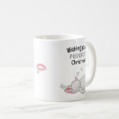 Mok met kerstkledinghoes (Voorkant rechts)