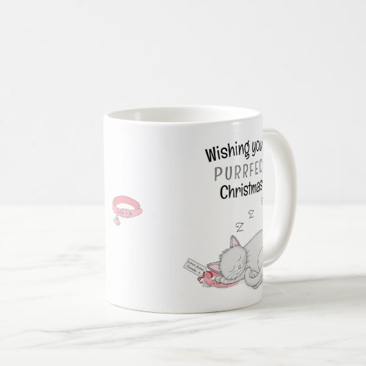 Mok met kerstkledinghoes (Voorkant rechts)