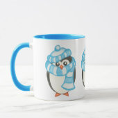 Mok met kerstkoffie in Penguin (Links)