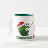 Mok met kerstkus Shot (Voorkant links)