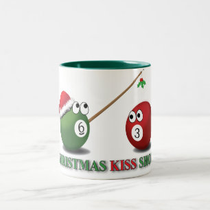 Mok met kerstkus Shot